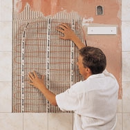 Установка системы обогрева зеркал Devi. Шаг 3